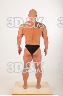 Whole body modeling swim suit photo reference of Sebastian 0045